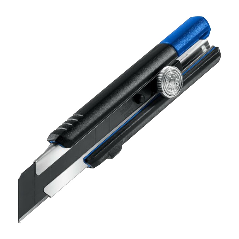 Нож Зубр Профессионал ПРО-25 с винтовым фиксатором сегментированные лезвия 25 мм 519₽