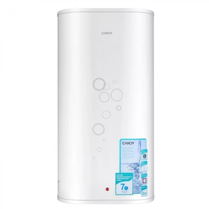 Водонагреватель электрический Candy CF80V-P2 INOX, нерж. 80л, 2кВт в Ярославле