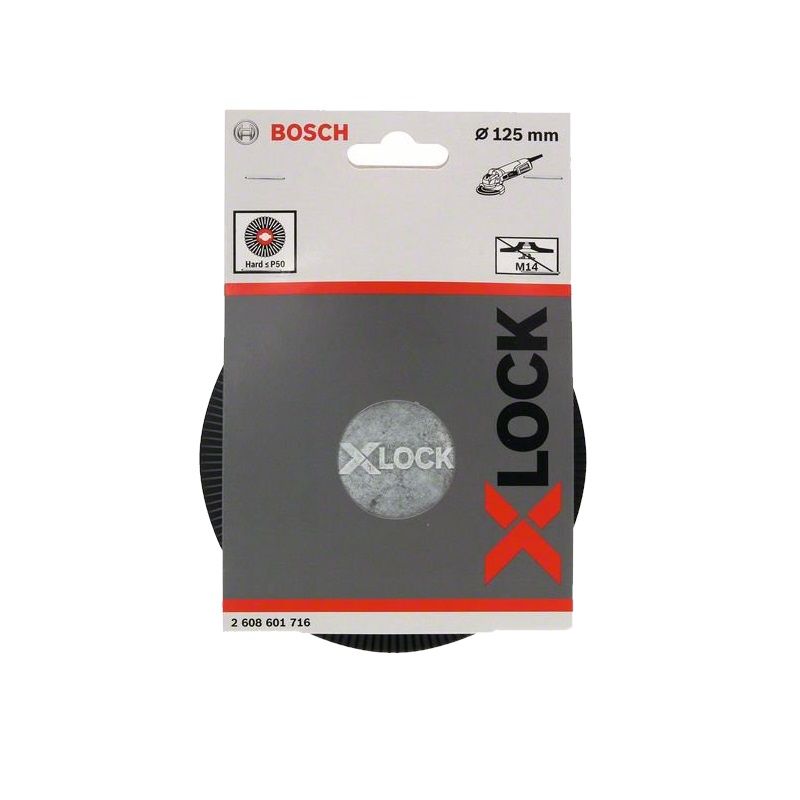 Опорная тарелка Bosch X-LOCK 2.608.601.716, 125 мм, грубая в Муроме