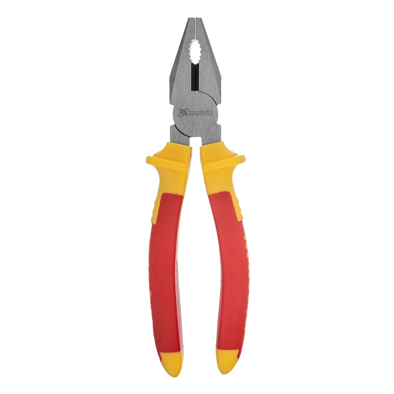 Плоскогубцы комбинированные Matrix Insulated 16905 (200 мм, двухкомпонентные рукоятки) в Твери