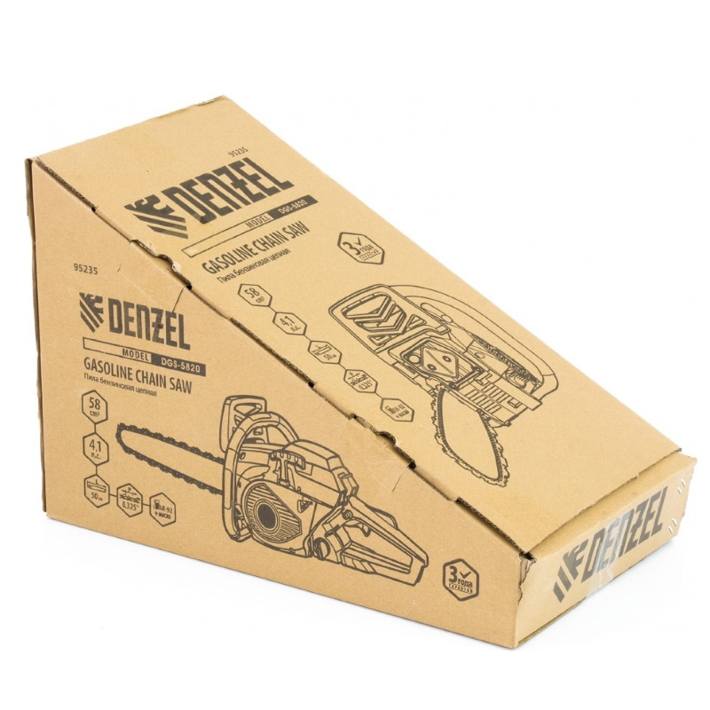 Пила цепная бензиновая Denzel DGS-5820 95235 в Муроме