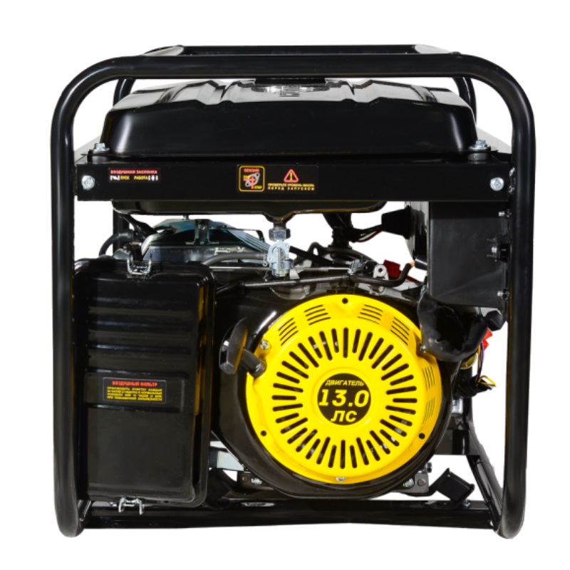 Газовый генератор для дома Huter DY6500LX (электростартер, номинальная мощность двигателя 5 кВт)