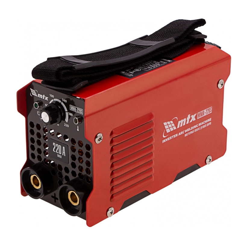 Инверторный аппарат дуговой сварки Mtx MMA-220S 94392 220 А 16-50 мм 3746₽