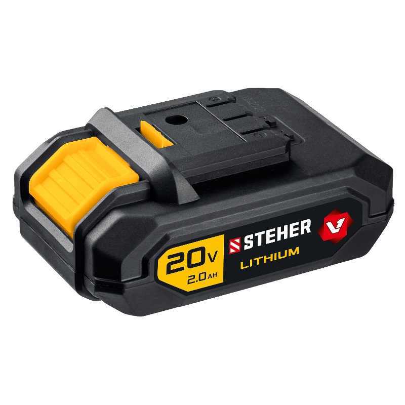 Дрель-шуруповерт ударная Steher CDS-200-2 V1, 20 В, 40 Нм, 2 АКБ (2 Ач), кейс