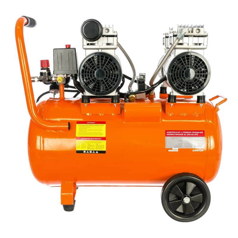 Компрессор с прямой передачей безмасляный Кратон AC-300-50-OFS
