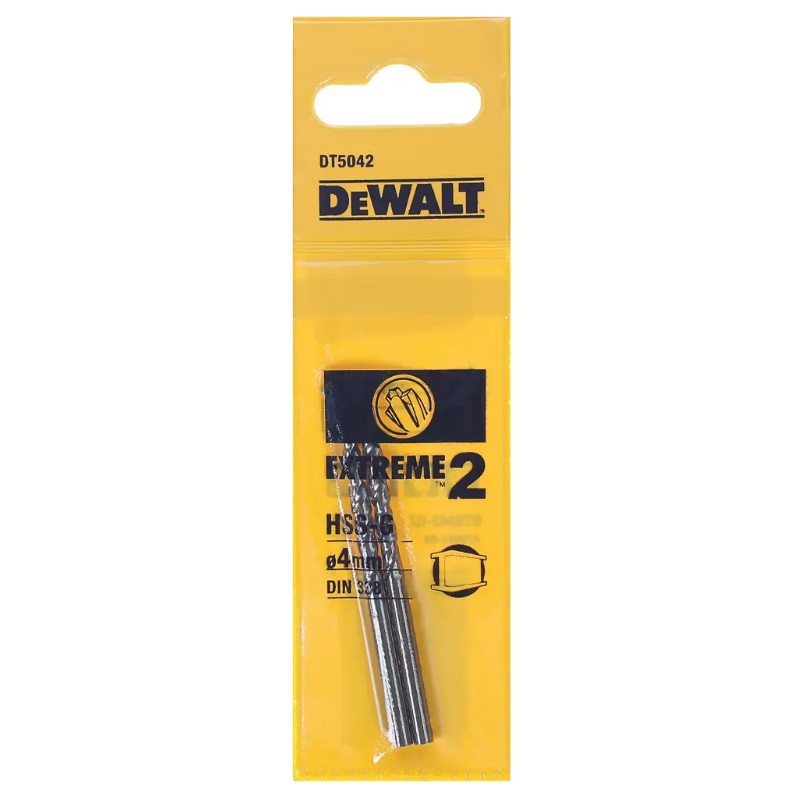 Сверло для металла DeWalt DT5042-QZ Extreme 2, 4х75х43 мм, 2 штуки в Иваново
