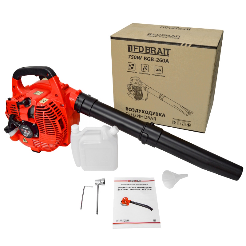 Воздуходувка бензиновая Brait BGB-260A, 26см3, 0,75кВт в Череповце