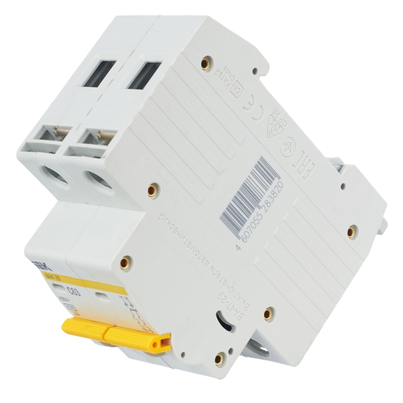 Автоматический выключатель IEK KARAT ВА47-29 MVA20-2-063-C, 2P C 63А 4,5кА в Череповце