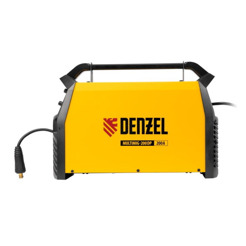 Аппарат инверторной полуавтоматической сварки Denzel MultiMIG-200DP Synergy Double Pulse 94313, 200 А, ПВ 80%