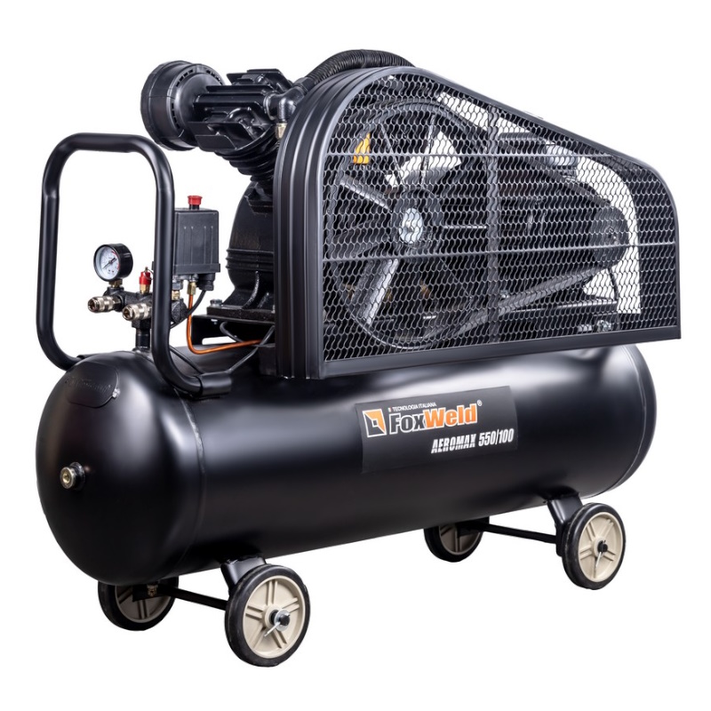 Компрессор масляный ременной FoxWeld AEROMAX 550/100 5075