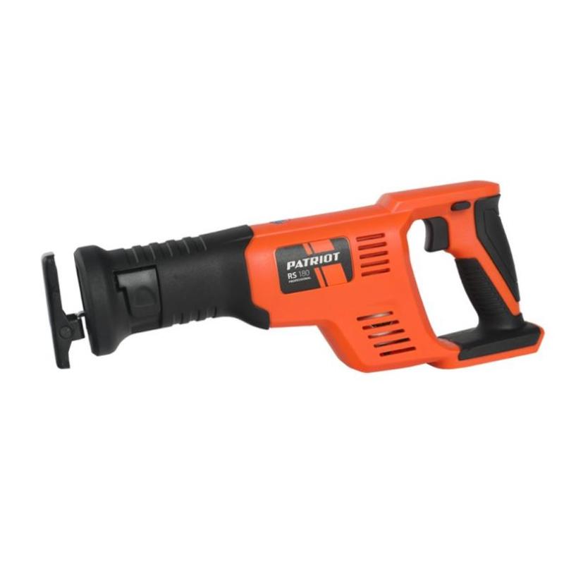 Аккумуляторная сабельная пила Patriot RS 180 UES 110303180 (аккумулятор li-ion; толщина металла 5 мм, дерева 100 мм, без АКБ и ЗУ) в Муроме