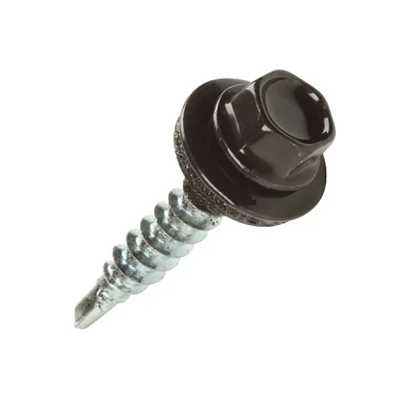Саморез кровельный  Starfix SMP2-73092-50, 5.5х25 мм цинк, шайба с прокл., PT3, RAL 8017 (50 шт в пласт. конт.) в Угличе