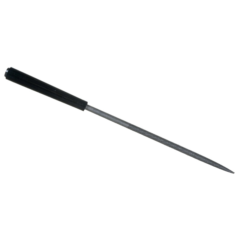 Надфиль круглый Sitomo 129702, 160, №1, с ручкой