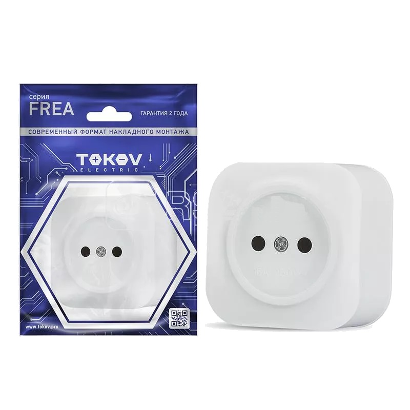 Розетка одноместная Tokov Electric ОП Frea TKE-FR-R1-C01 в Муроме