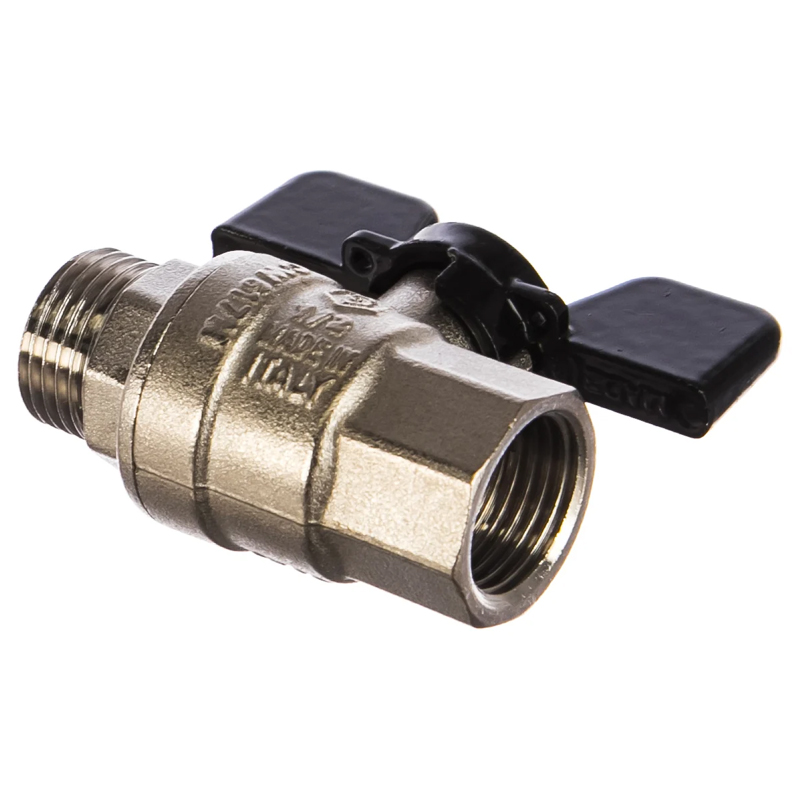 Кран шаровой полнопроходной Stout SVB-0004-200015 (ВР/НР 1/2" бабочка) в Туле