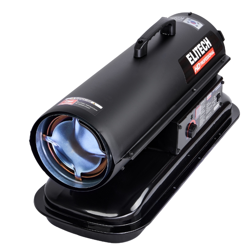 Пушка тепловая дизельная Elitech HD DGH 25 208277 ,22кВт,произ-400м3/ч,13кг,прям.нагрев в Кинешме