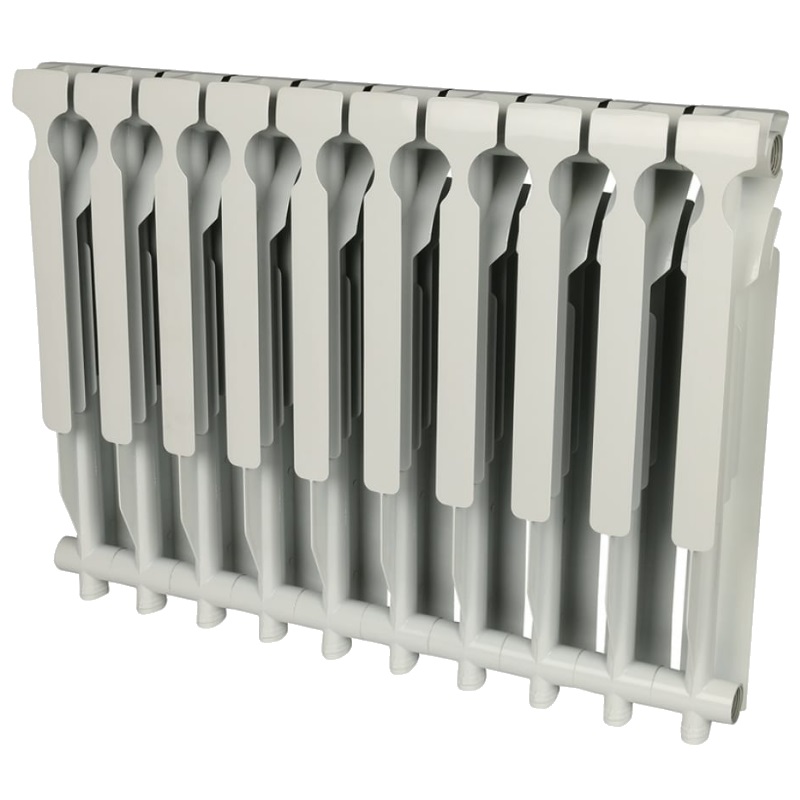 Радиатор алюминиевый Rommer Plus 500 RAL-3210-050010, 10 секций