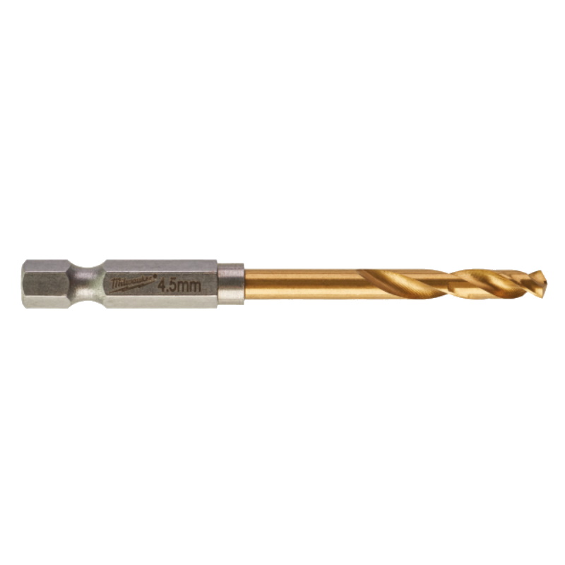 Сверло по металлу Milwaukee RedHEX 4932478179, HSS-TiN, 4.5 мм, 10 штук/упаковка