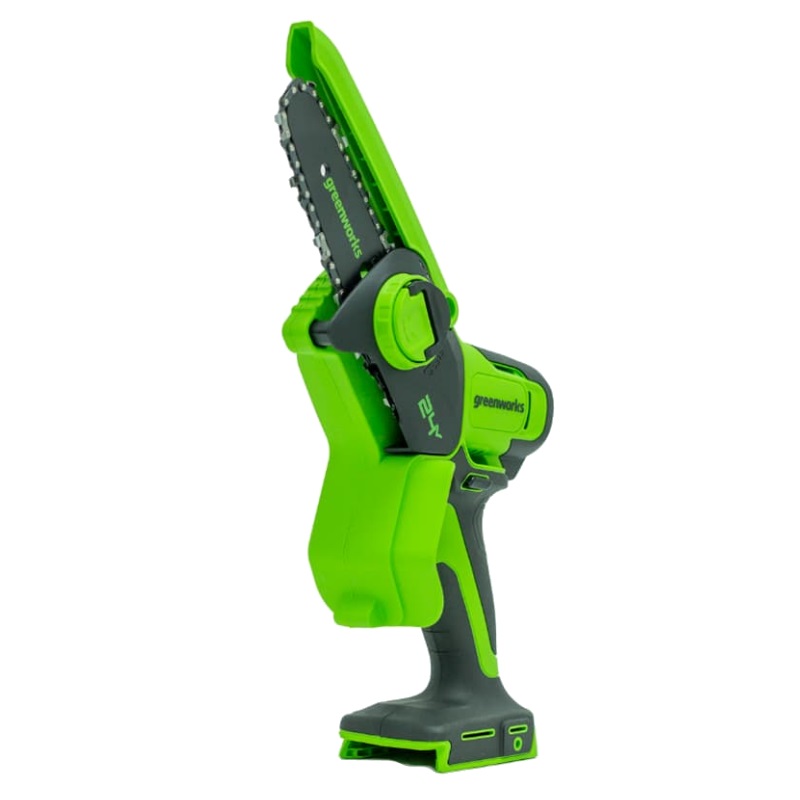Цепная мини пила аккумуляторная Greenworks 2008207UA 24V, 10 см, c АКБ 2Ач и ЗУ в Иваново