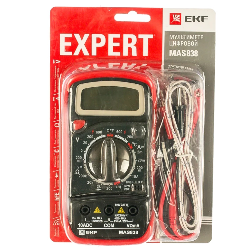 Мультиметр цифровой EKF Expert MAS838 In-180701-pm838 1251767 в Иваново