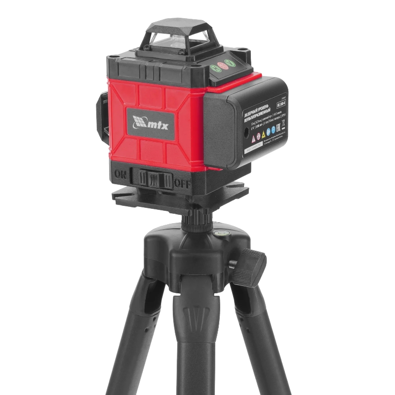 Лазерный уровень MTX ML 360-4 Pro SET 350845, м-призм.  30 м, акк. Li 3000 мАч, состоит из 2 частей в Муроме