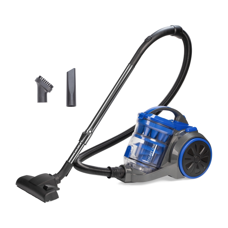 Пылесос Galaxy Line GL 6259 4650067306636 синий мультициклон 2200 Вт 2 л 3 насадки 8616₽