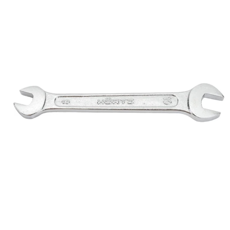 Ключ гаечный рожковый двусторонний Hortz 7811-0003 102216, 8х10 мм, хромирование  в Угличе