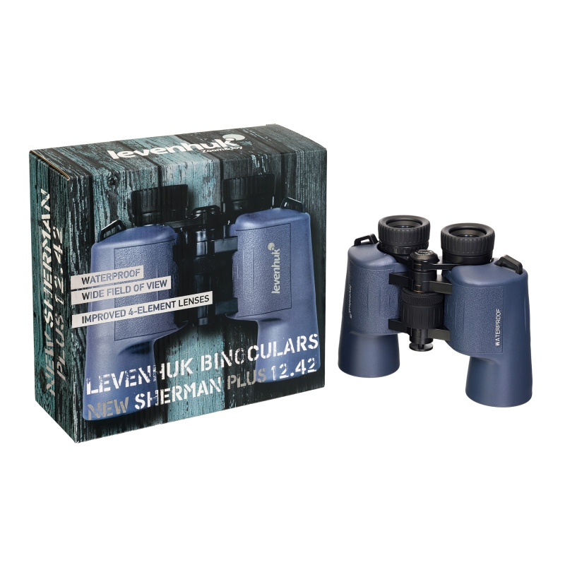 Бинокль Levenhuk New Sherman PLUS 84611, 12x42  в Муроме
