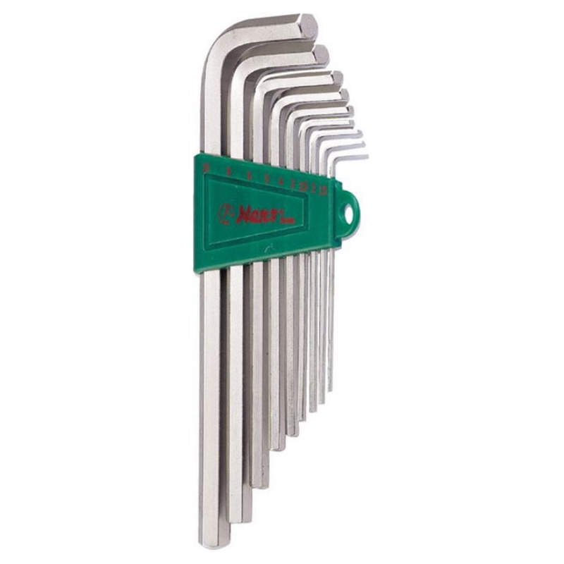 Набор Г-шестигранников Hans 16764-9M 15-10мм 9 пр 989₽