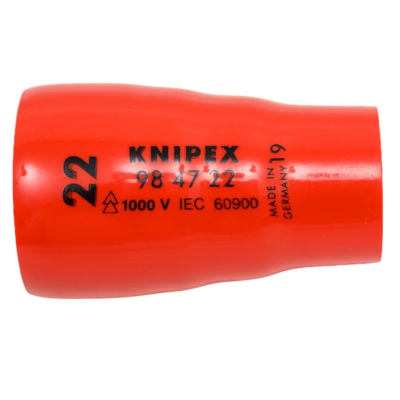 Головка торцевая Knipex KN-984722 VDE 1/2" 6-гранная, 22 мм, диэлектрическая в Нижнем Новгороде