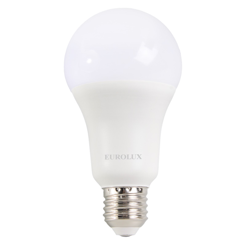 Лампа светодиодная Eurolux LL-E-A70-20W-230-6K-E27 76/2/77, груша, 20Вт, холод, Е27 в Твери