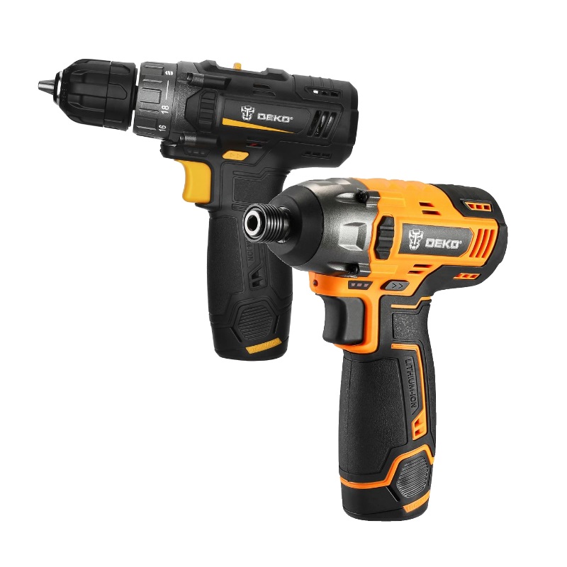 Набор аккумуляторного инструмента Deko 063-4107 гайковерт DKIS12-Li дрель GCD12DU3 2 в 1 2хLi-Ion 20 Ач в кейсе 7093₽