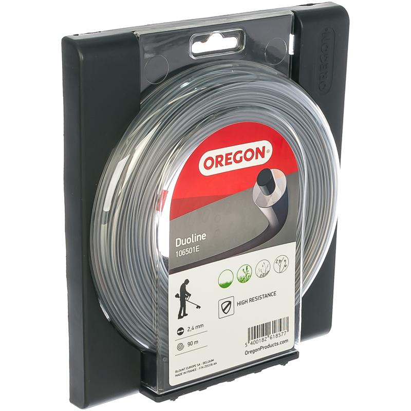 Леска для триммеров Oregon Duoline 106501E, круг, 2,4 мм, 90 м в Твери