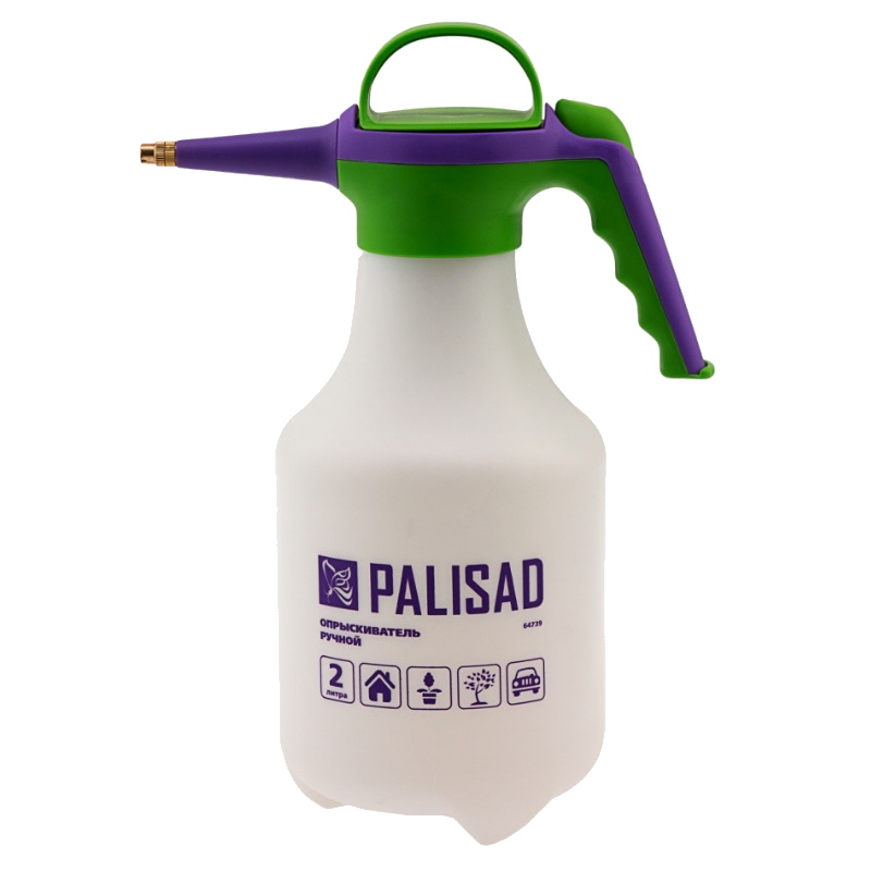 Опрыскиватель ручной Palisad 64739, с клапаном сброса давления, 2л в Череповце