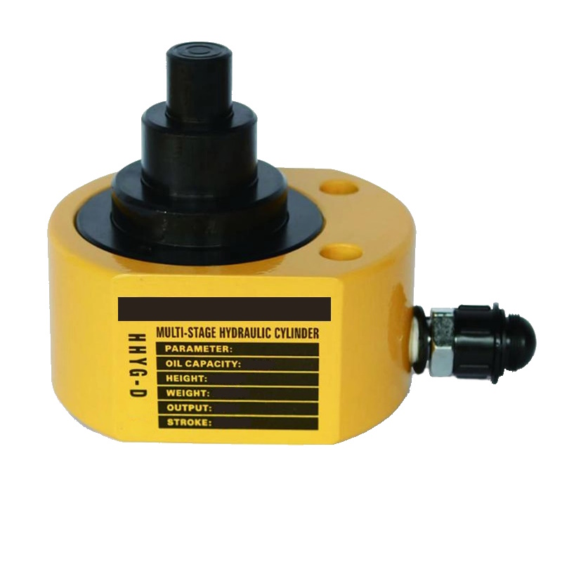 Домкрат гидравлический TOR HHYG-10D 1004675 телескопический низкий ДТ10Г25 10 т 2 уровня 9244₽