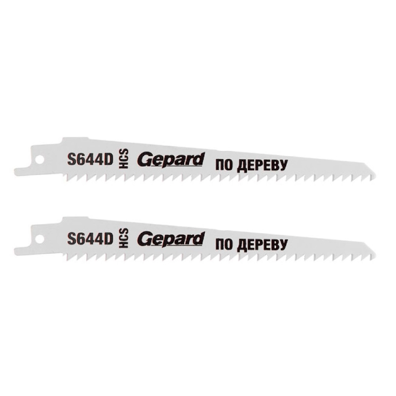 Пилка сабельная по дереву Gepard GP0643-22 S644D 2 шт 153₽