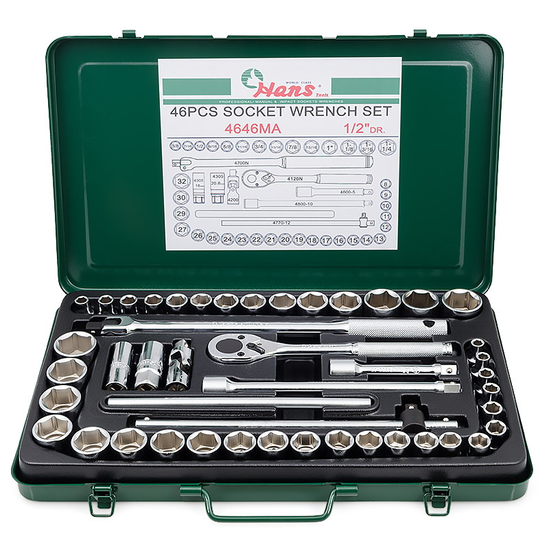 Набор инструментов Hans 4646MA на 12 46 предметов 15776₽