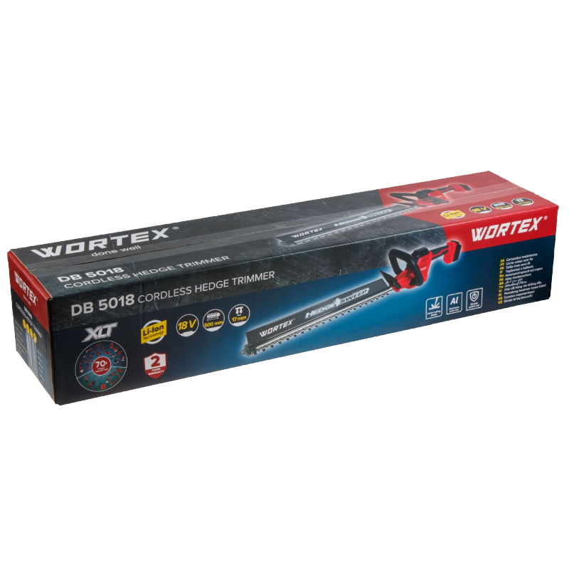 Аккумуляторный кусторез Wortex DB 5018 ALL1 SOLO 1334649, 18В, 500 мм, шаг 17 мм