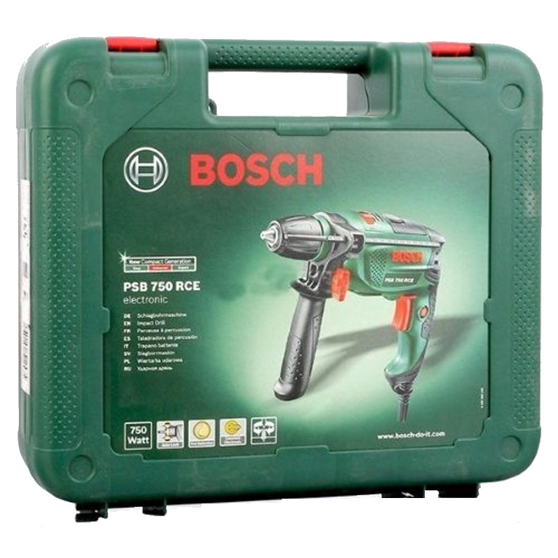 Дрель ударная Bosch PSB 750 RCE 0.603.128.520, 750 Вт в Кинешме
