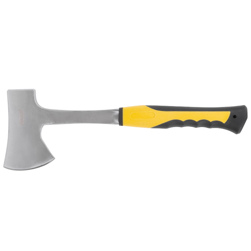 Топор туриста Fit Профи 46268 цельнометаллический пластиковая прорезиненная ручка 600 гр 1845₽