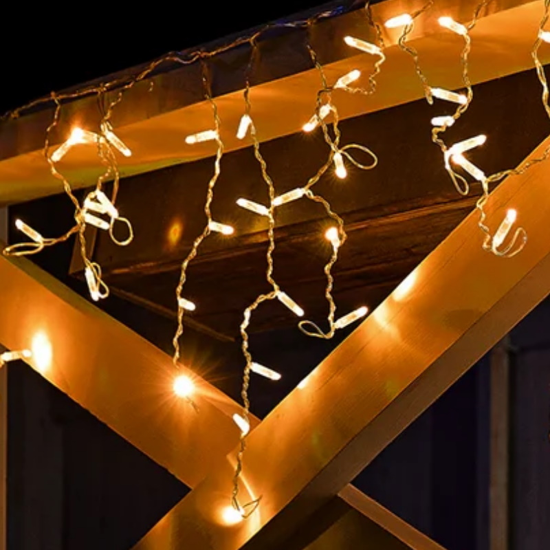 Гирлянда светодиодная "Айсикл" Neon-Night 255-546 1764113, 10х0.6м 238 LED теплый белый в Угличе