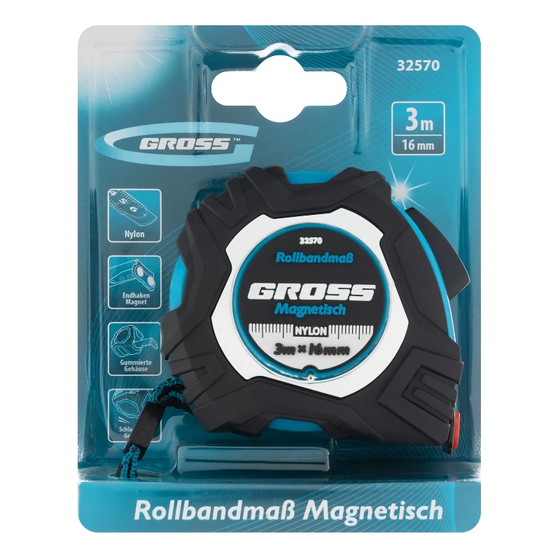 Рулетка Gross "Magnetisch" 32570 (3 м, 16 мм) во Владимире