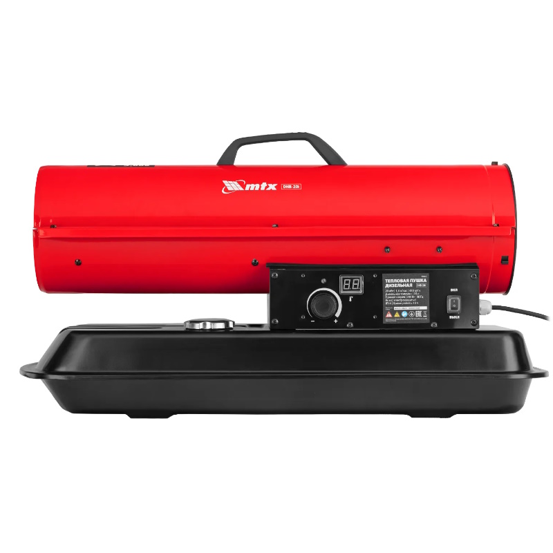 Дизельная тепловая пушка MTX DHB-20i 98905, 20 кВт, 450 м3/ч, прямой нагрев, термостат в Туле