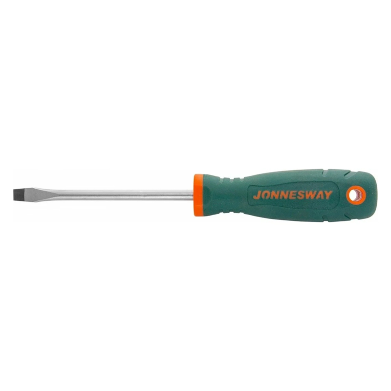 Отвертка Jonnesway D77S6100 046374 стержневая шлицевая ANTI-SLIP GRIP, SL6.5х100 мм в Туле