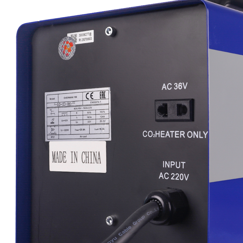 Аппарат полуавтоматической сварки Aurora Pro Overman 160 Mosfet профессиональный