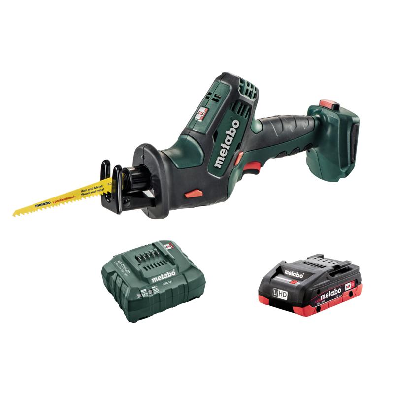 Аккумуляторная сабельная пила Metabo SSЕ 18 LTX Compact T0334 (аккумулятор li-ion; толщина дерева 180 мм, металла 6 мм) во Владимире