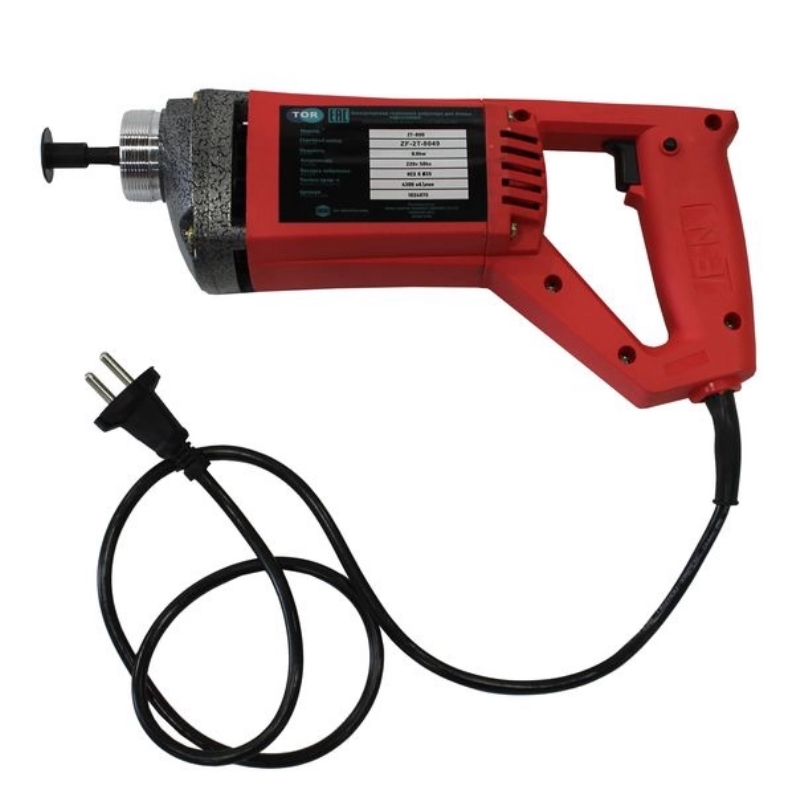 Электропривод глубинного вибратора для бетона портативный TOR ZТ-1300 1024076 3297₽