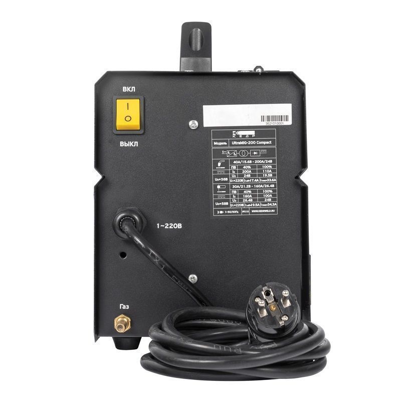Сварочный полуавтомат Кедр UltraMIG-200 Compact, 220В, 40-200А