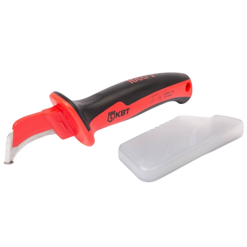 Нож монтерский КВТ НМИ-01 70316 изолированный до 1000В изогнутое лезвие с пяткой 1998₽