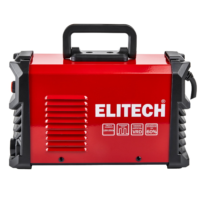 Инвертор Elitech АИС 180 ЖК 204744, MMA,160-250В, 6.1 кВт, 20-180А, ПВ=180А в Муроме